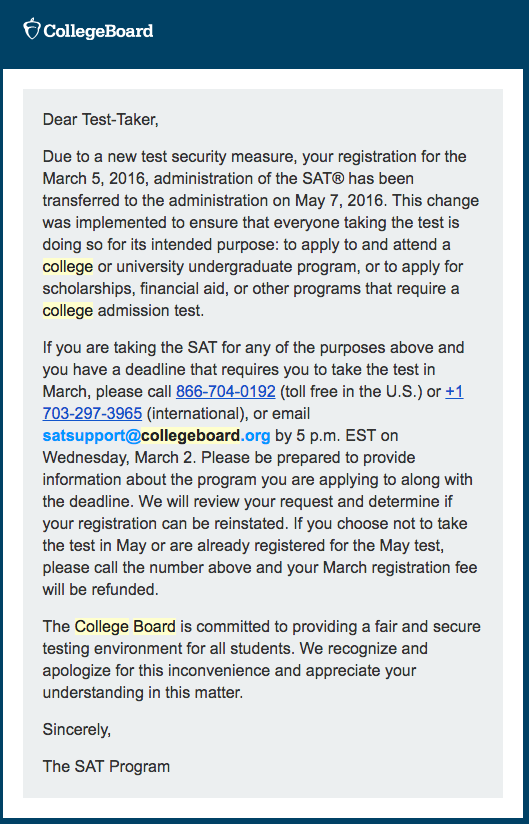 college board view sat score