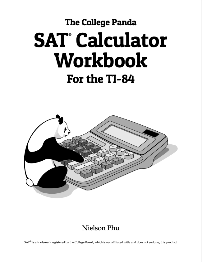 The College Panda TI-84 SAT Calculator Workbook